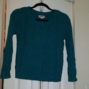 Cable knit sweater